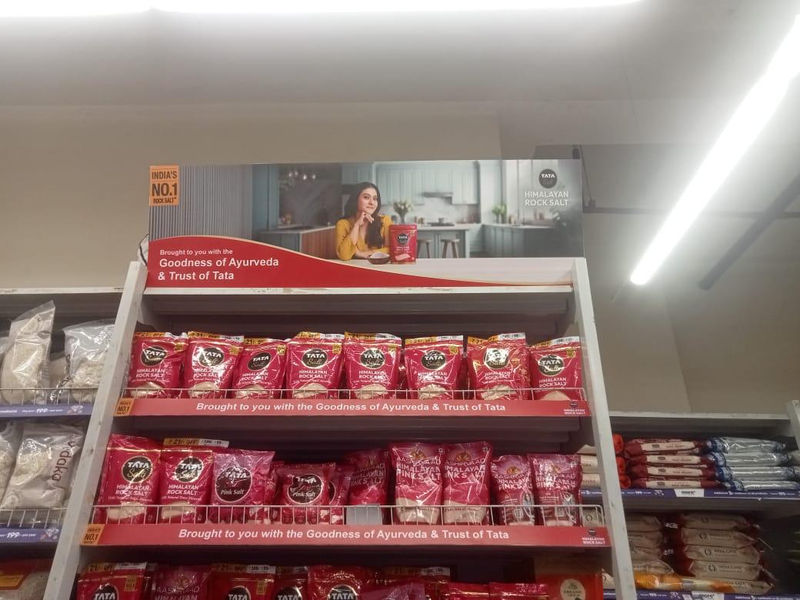 Tata Salt in-store signage case study